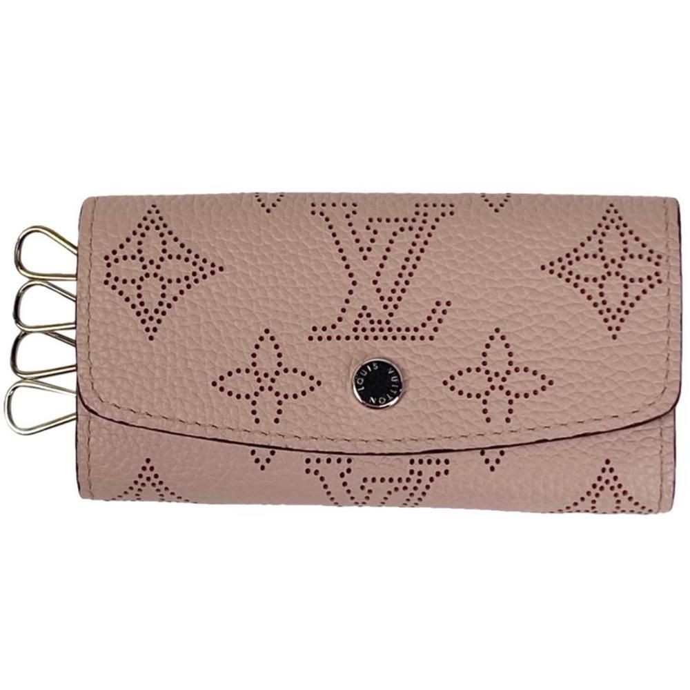 Louis Vuitton Key Holder Case Monogram Mahina Magnolia